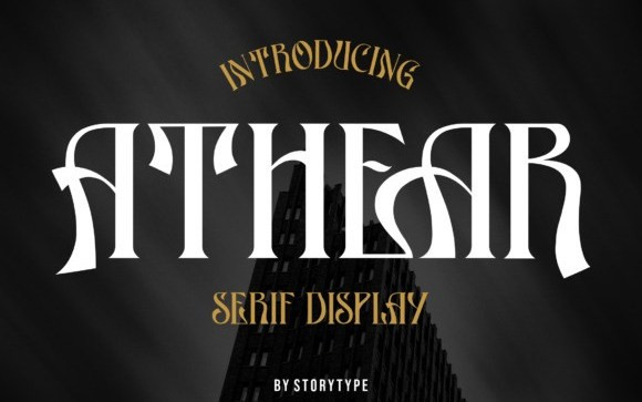 ATHEAR Serif Font