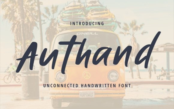 Authand Handwriting Font