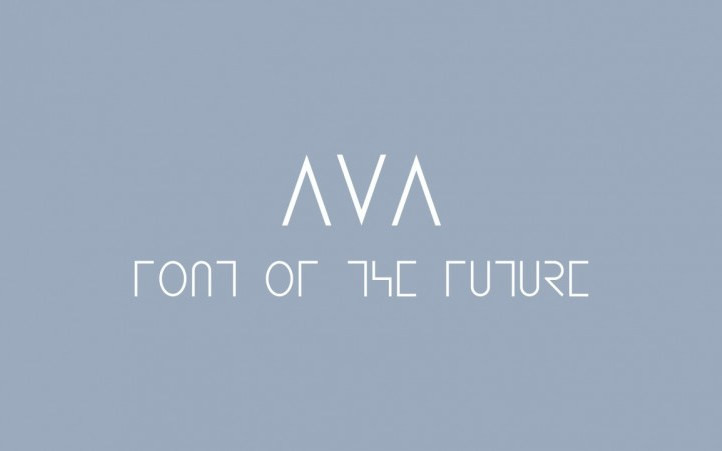 Ava Display Font