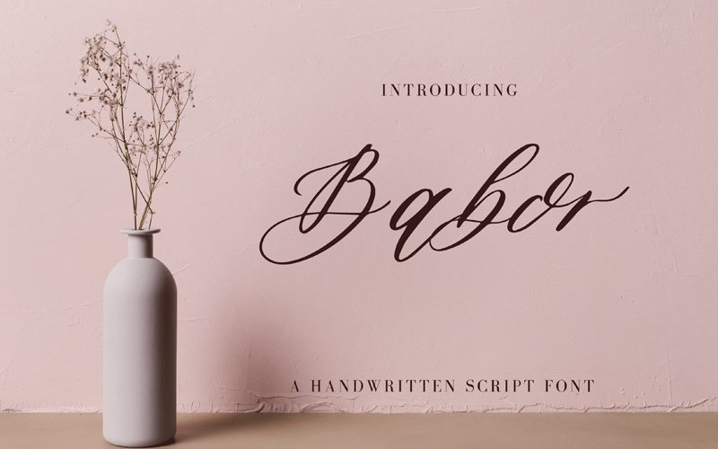 Babor Script Font