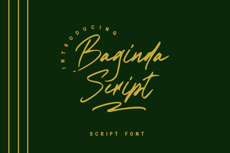 Baginda Handwritten Font