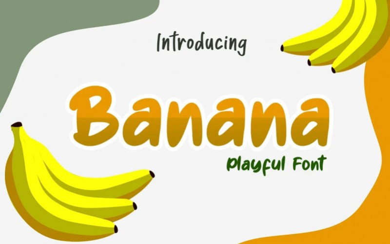 Banana Display Font