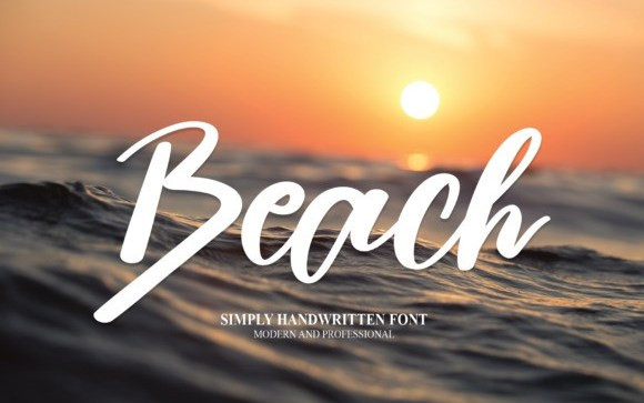 Beach Handwritten Font