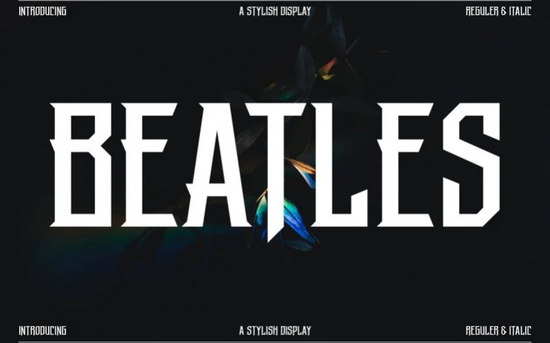 BEATLES Display Font