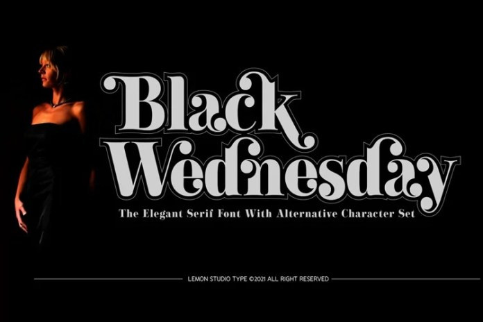 Black Wednesday Serif Font