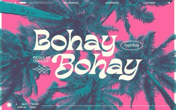 Bohay Display Font