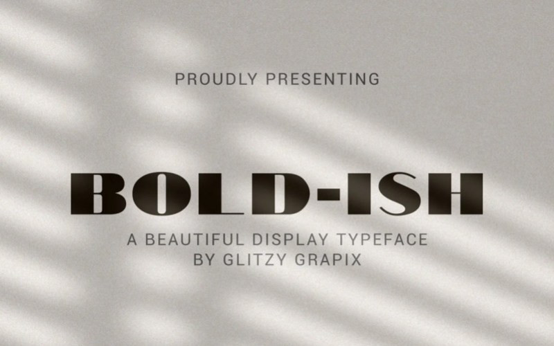 Bold-Ish Sans Serif Font