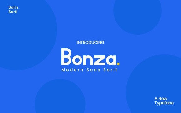 Bonza Sans Serif Font