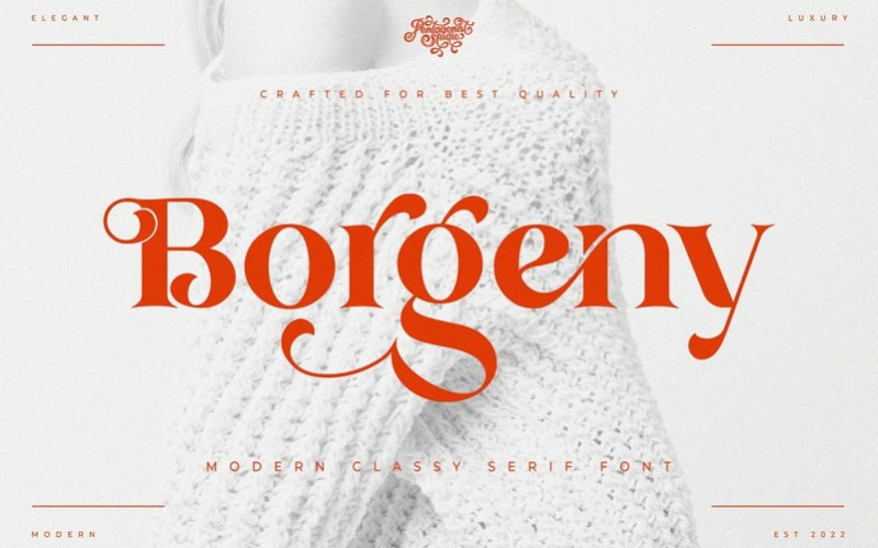 Borgeny Serif Font