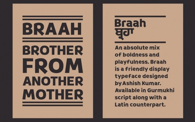 Braah Sans Serif Font