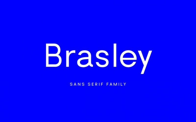 Brasley Sans Serif Font