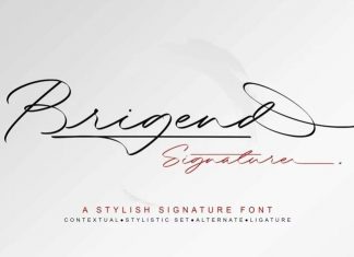 Brigend Signature Script Font