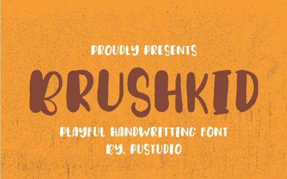 Brushkid Display Font