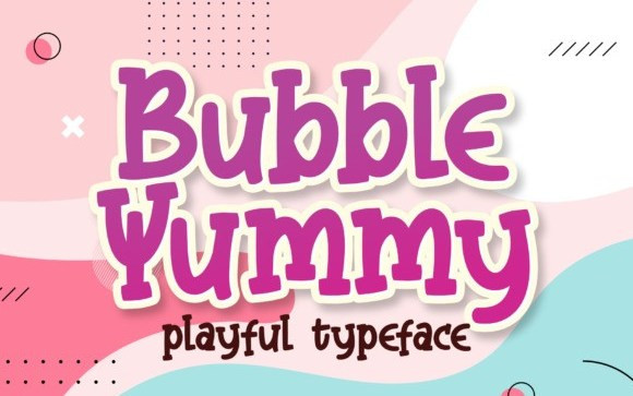 Bubble Yummy Display Font
