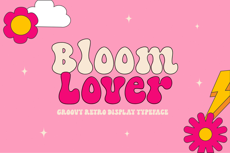 Bloom Lover Display Font