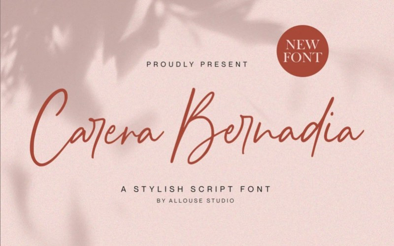 Carera Bernadia Handwritten Font