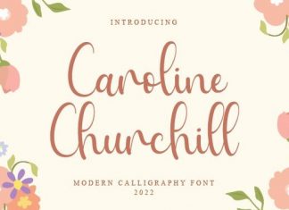Caroline Churchill Handwritten Font