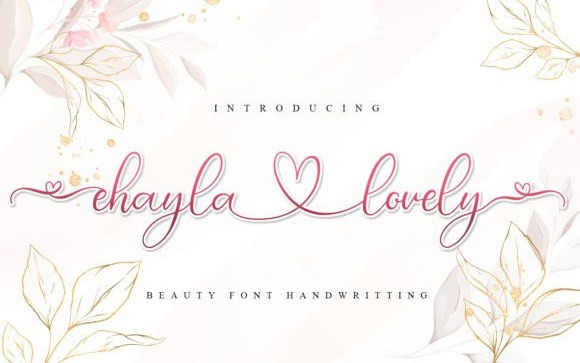 Chayla Lovely Calligraphy Font