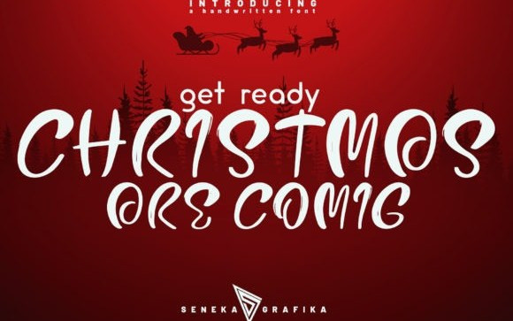 Christmas Are Comming Display Font