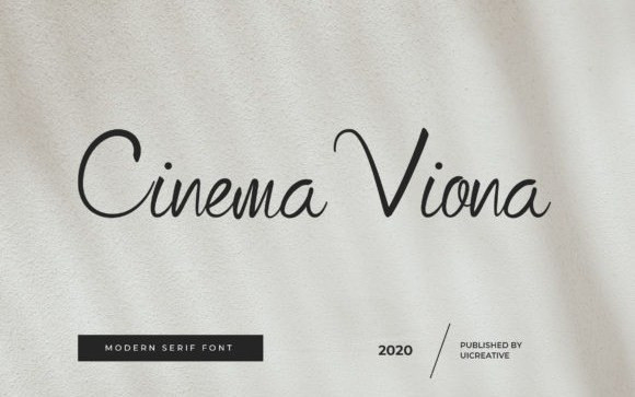 Cinema Viona Handwritten Font