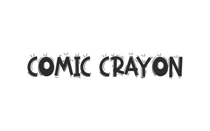 Comic Crayon Display Font