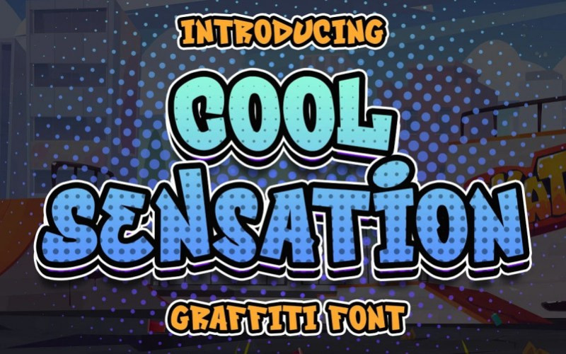 Cool Sensation Display Font