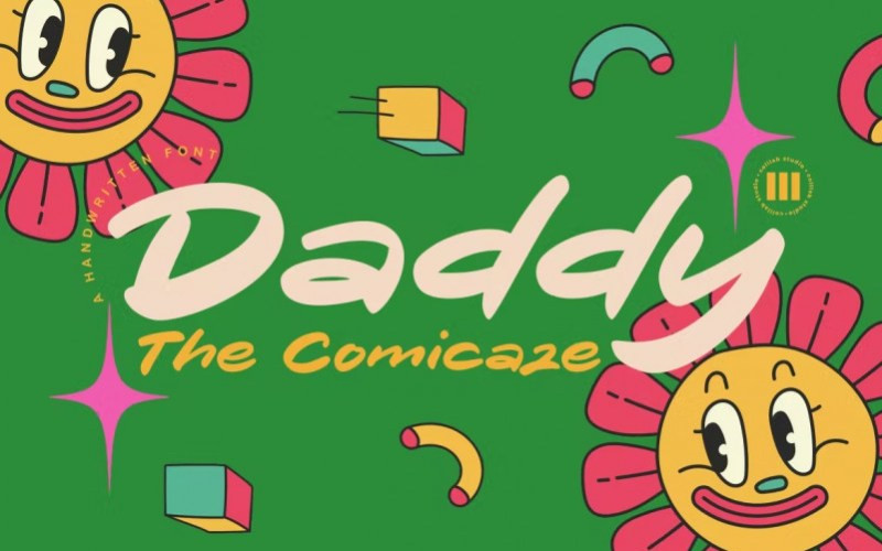 Daddy The Comicaze Display Font