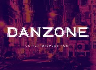 Danzone Display Font