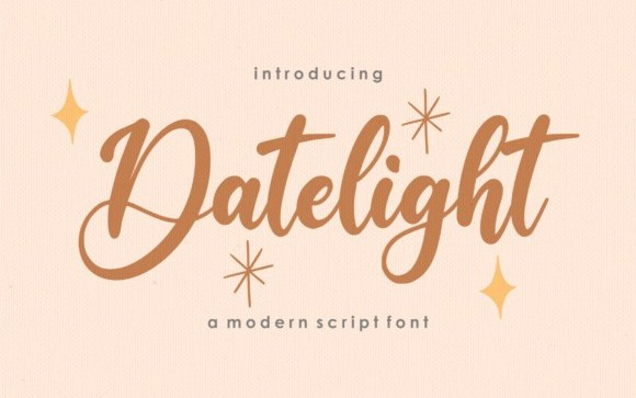 Datelight Script Font