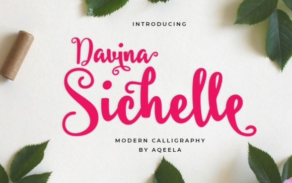 Davina Sichelle Calligraphy Font