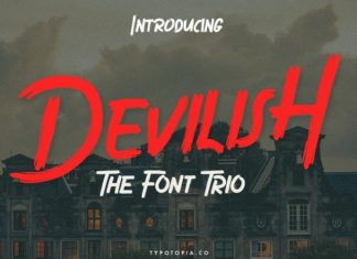 Devilish Brush Font