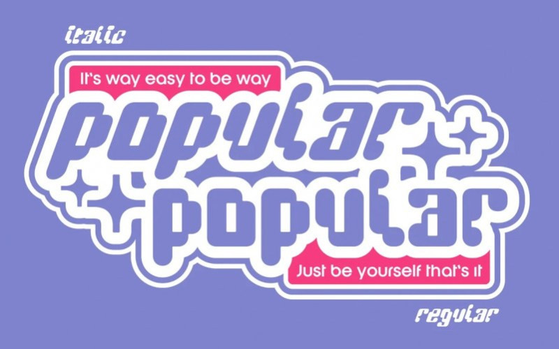 DigiBop Y2K Display Font