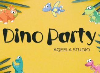 Dino Party Display Font