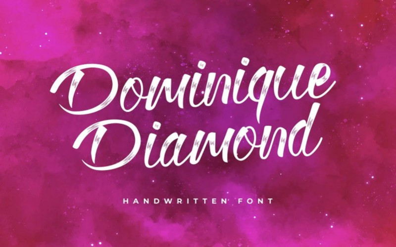 Dominique Diamond Script Font