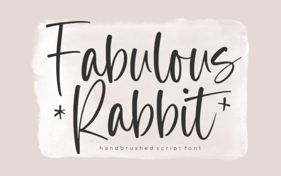 Fabulous Rabbit Font