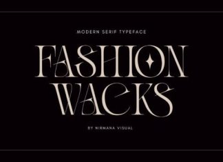 Fashion Wacks Serif Font