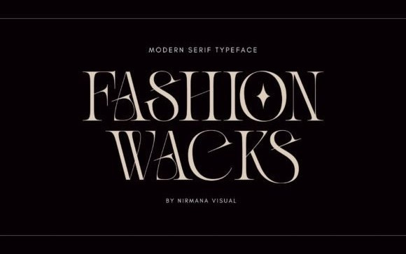 Fashion Wacks Serif Font