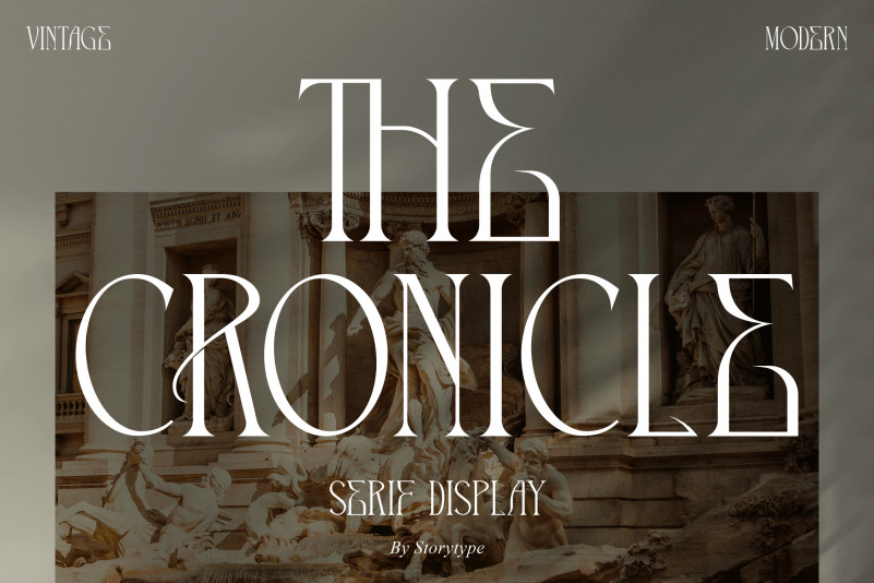 THE CRONICLE Serif Font