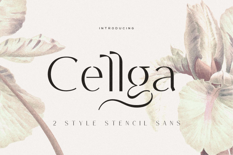 Cellga Sans Serif Font