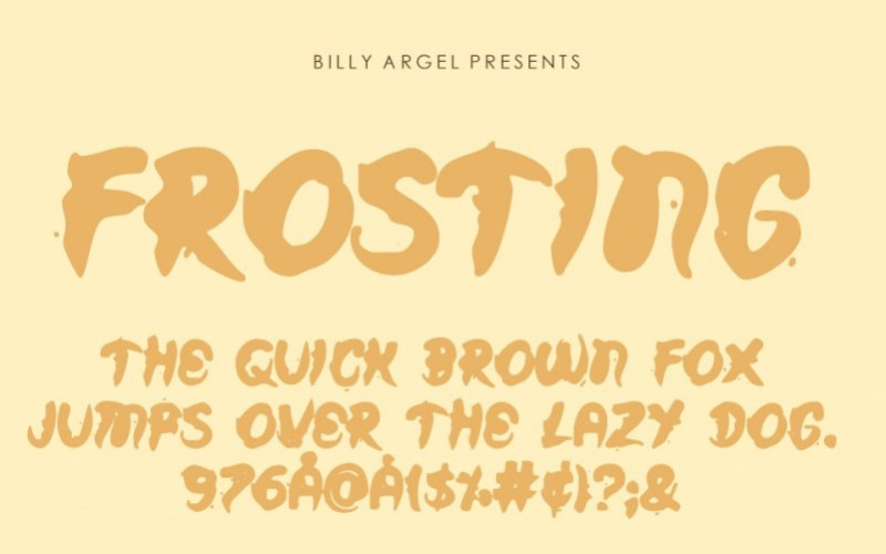 FROSTING BW Font