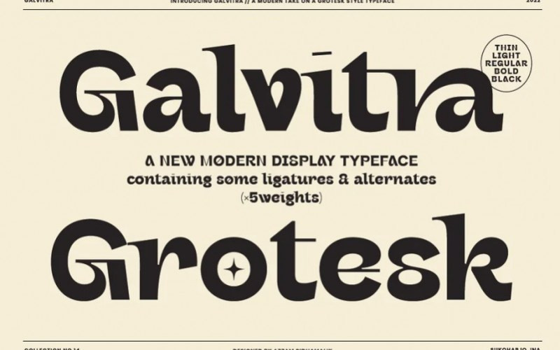 Galvitra Sans Serif Font