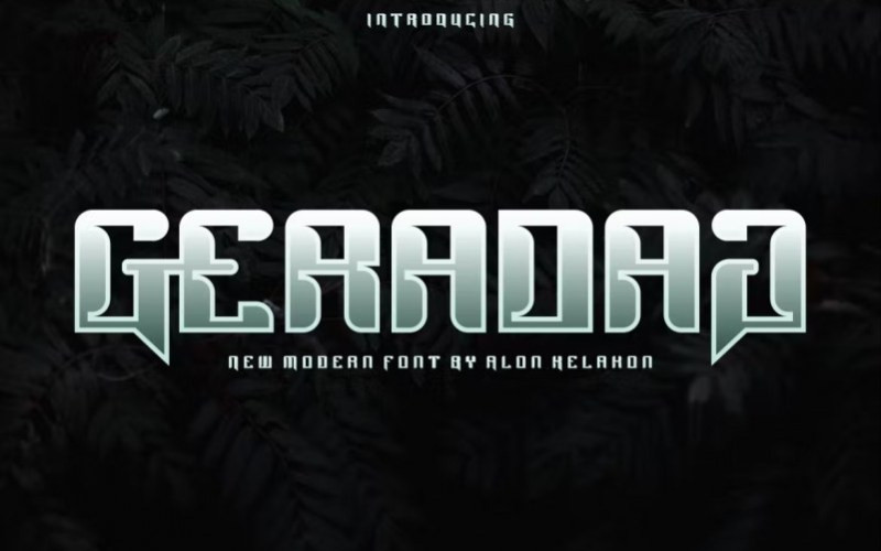 Geradag Display Font