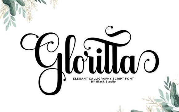 Gloritta Calligraphy Font