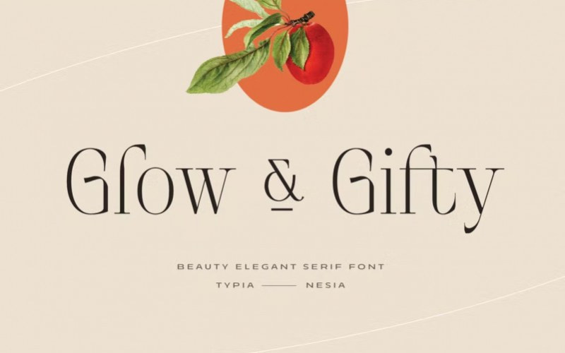 Glow And Gifty Serif Font
