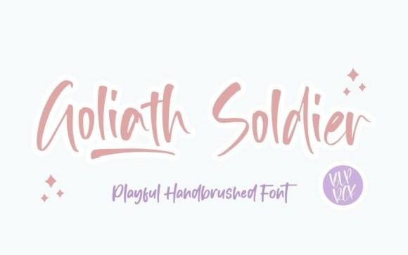 Goliath Soldier Script Font