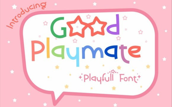 Good Playmate Display Font