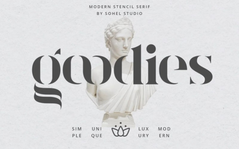 Goodies Serif Font