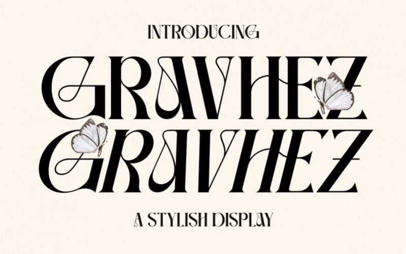 GRAVHEZ Serif Font