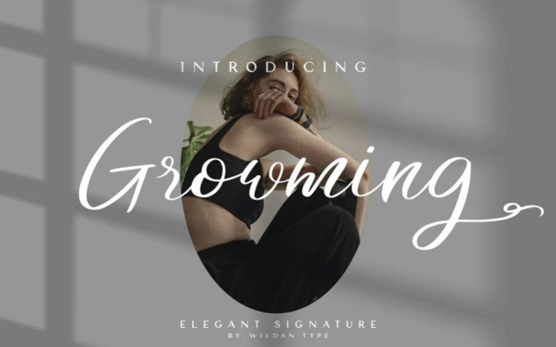 Growming Script Font