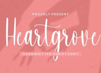 Heartgrove Handwritten Font